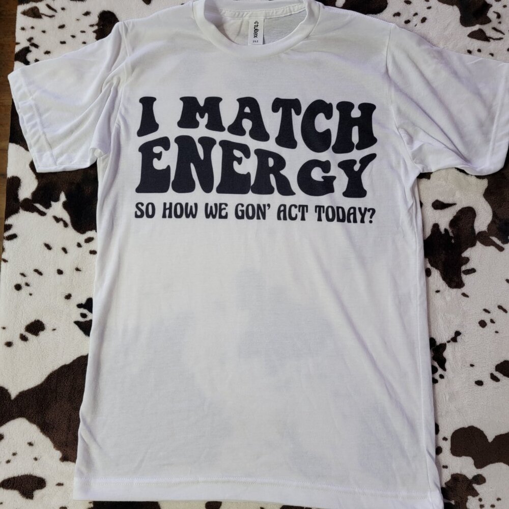 5 Pack I Match Energy White Short Sleeve T-Shirt